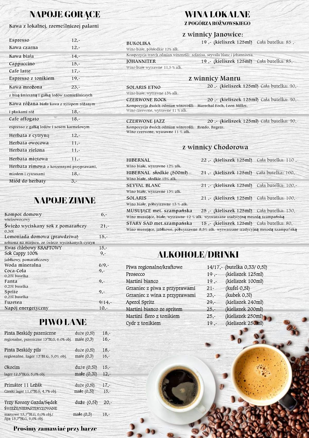 Bistro Ułan - Ресторан и Пиццерия Грудук-над-Дунайцем меню