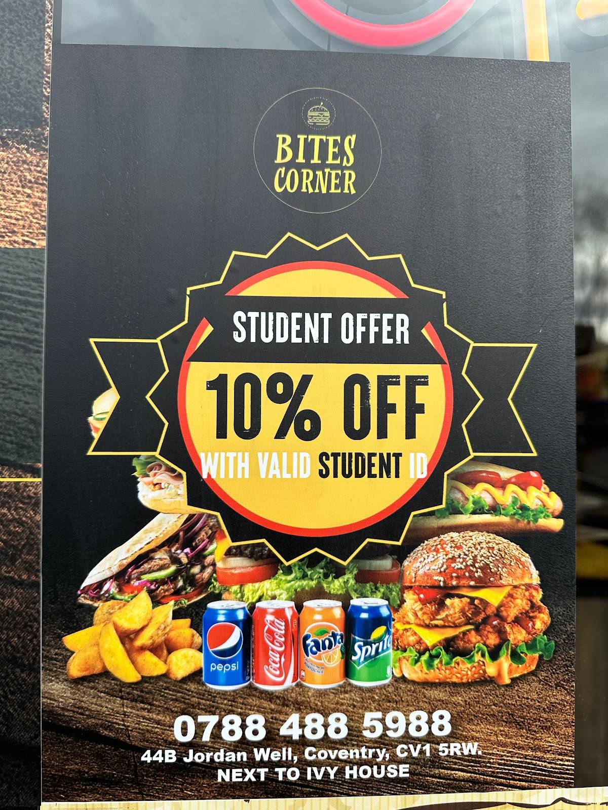 Bites Corner меню