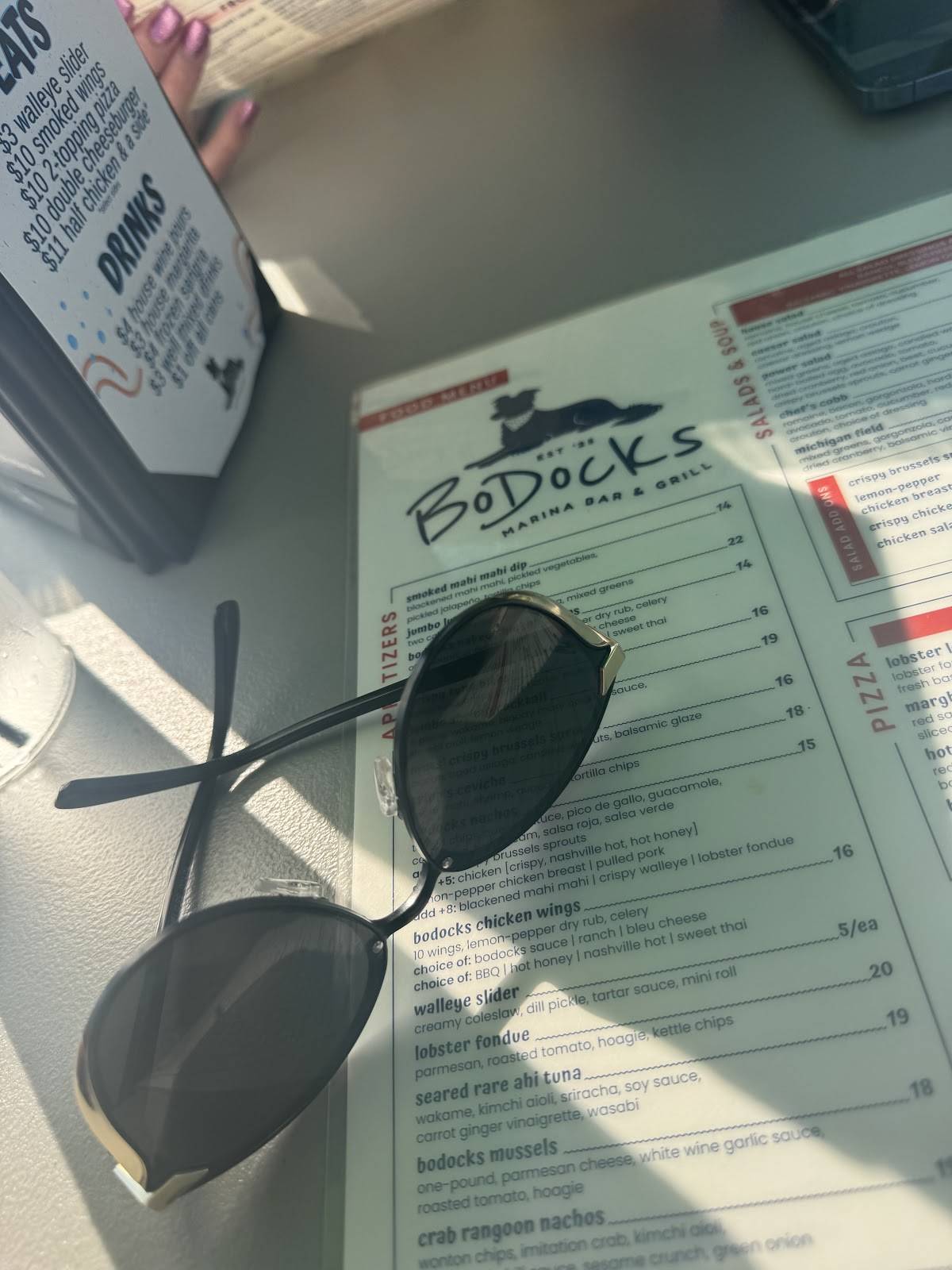 BoDocks меню