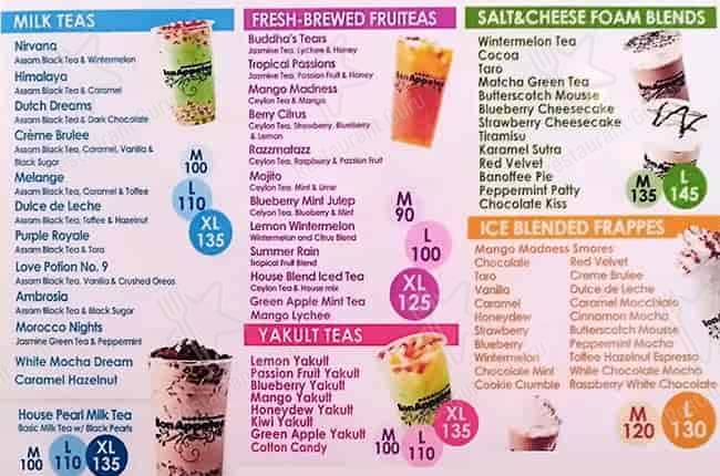 BonAppetea меню