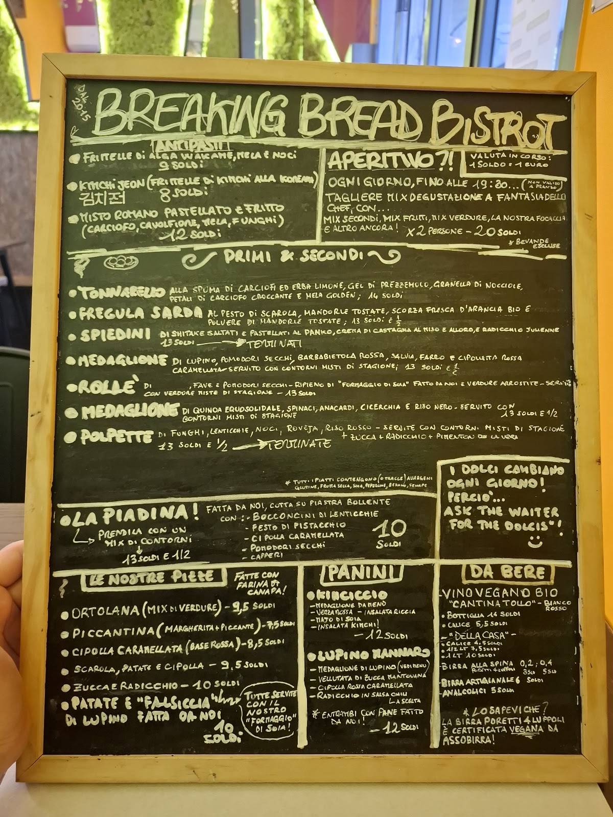 Breaking Bread меню