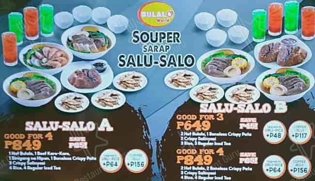 Bulalo World меню