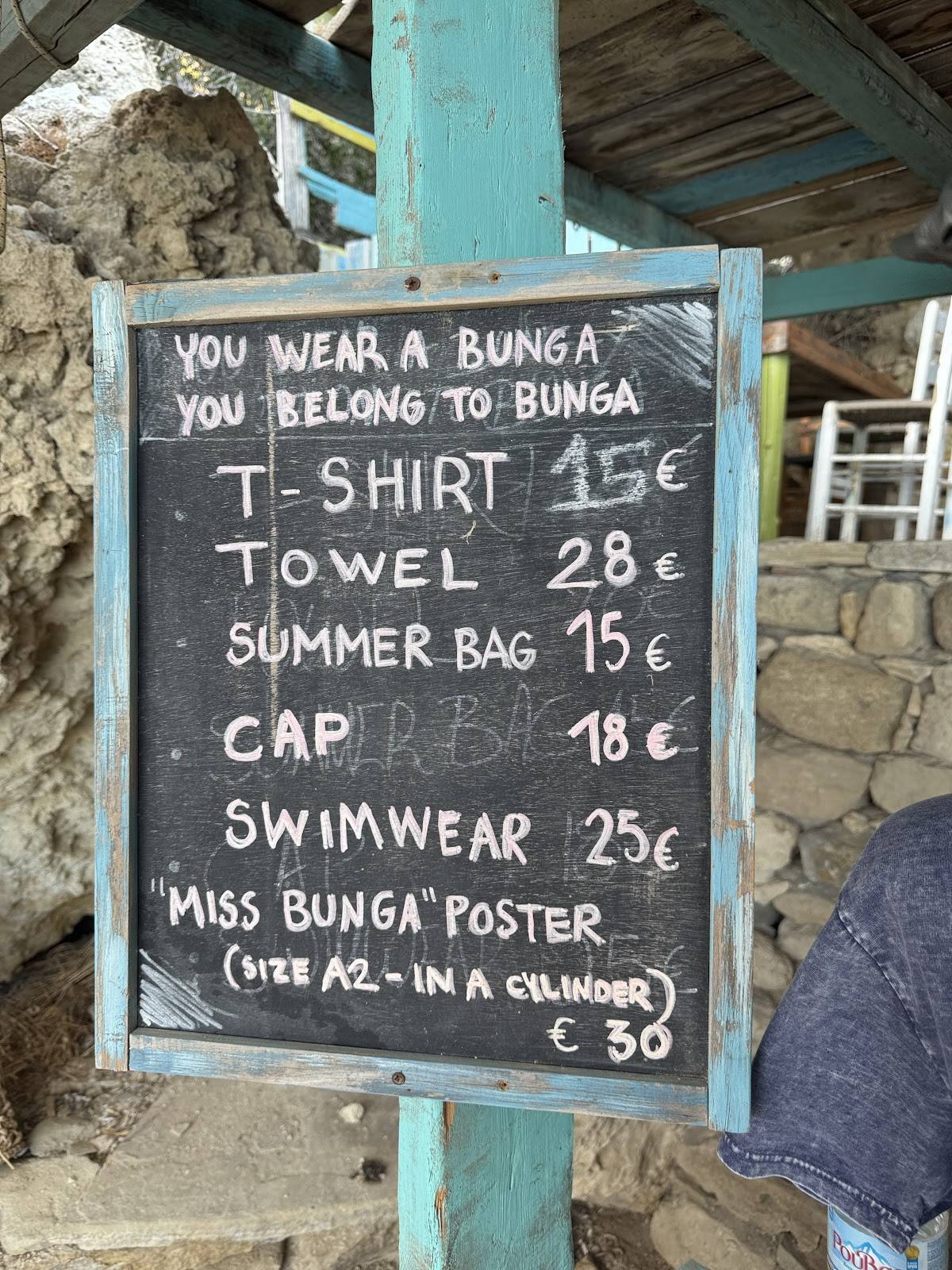 Bunga Bunga меню