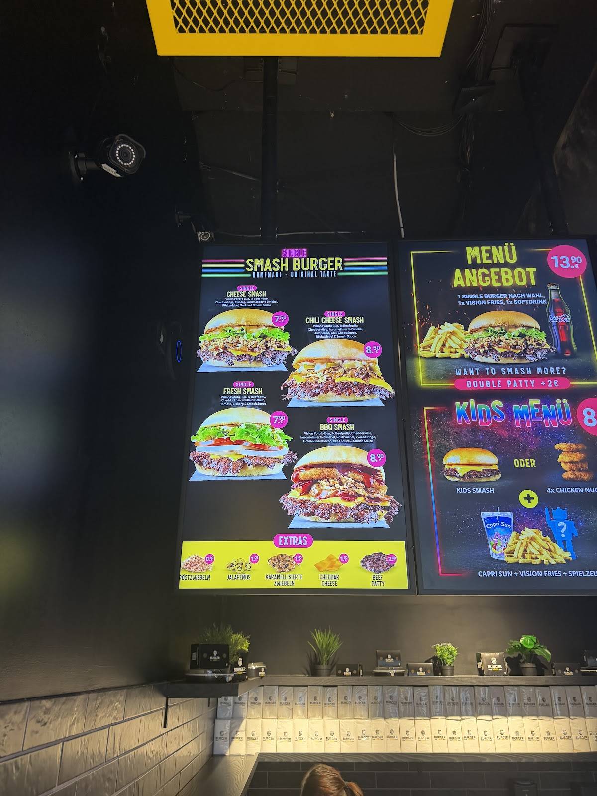 Burger Vision меню