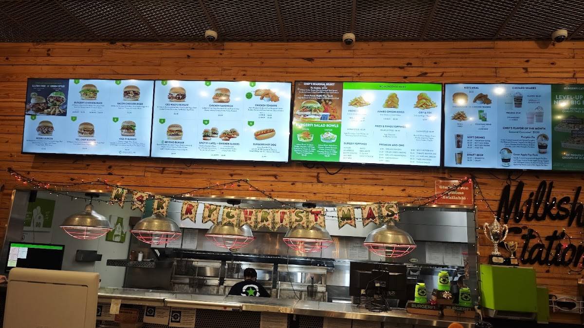 BurgerFi меню