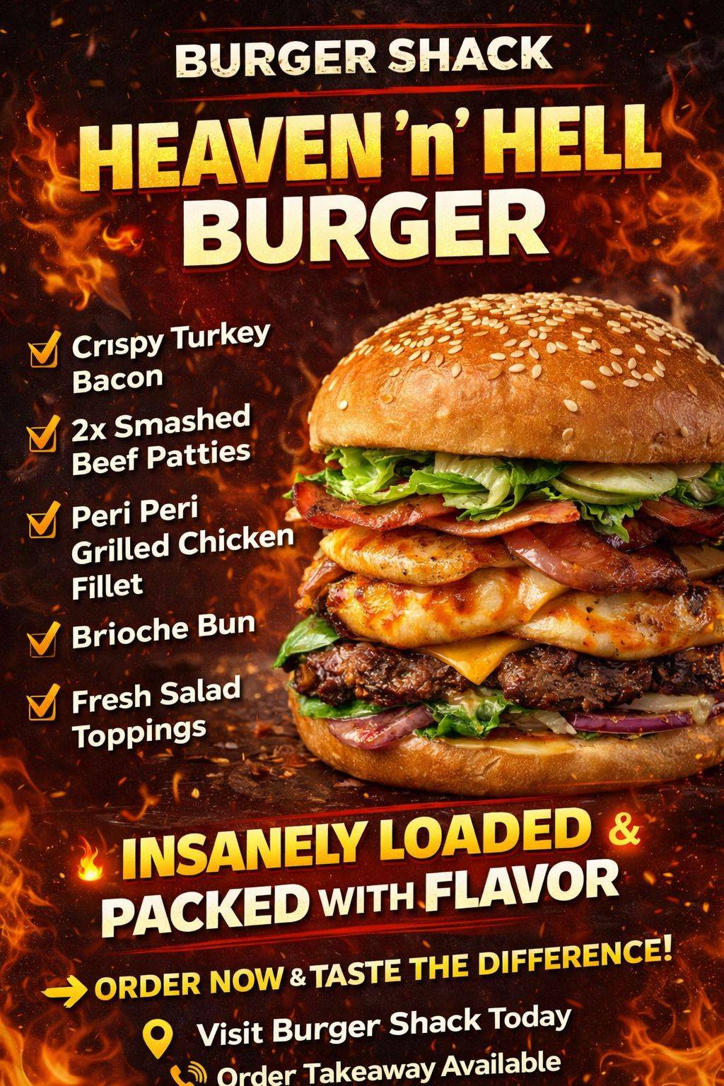 Burgershack меню