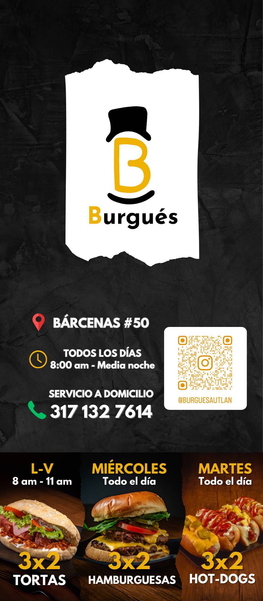 Burgués меню