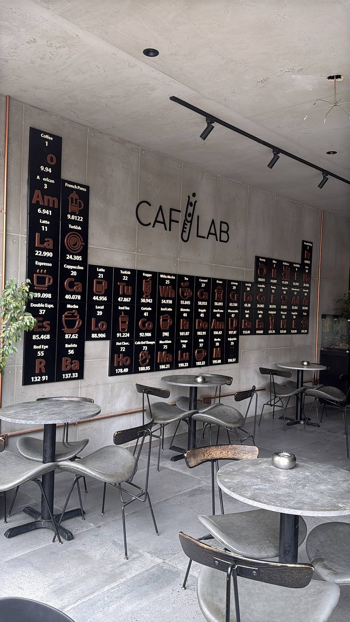 Caf Lab i Olaya меню