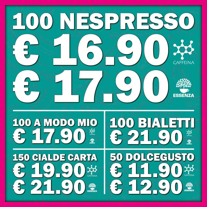 COFFEESHOP Capsule e Cialde Caffè меню