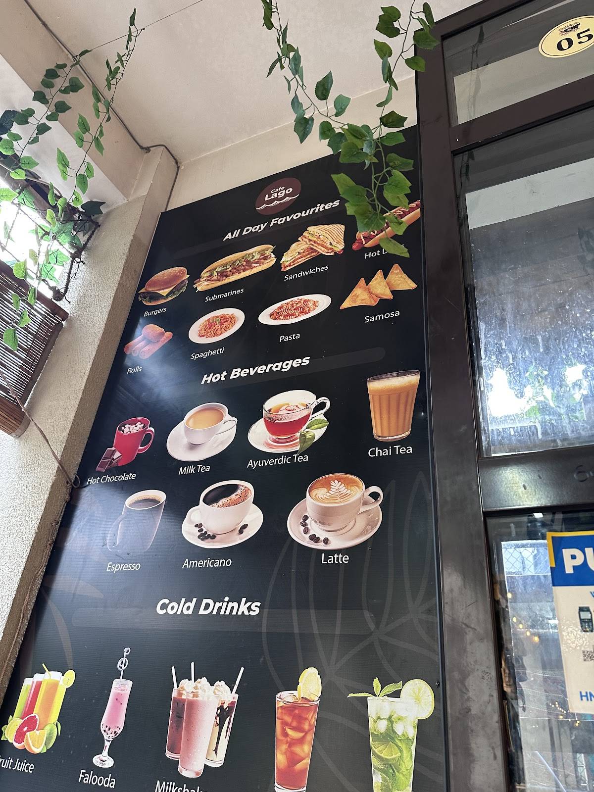 Cafe Lago меню