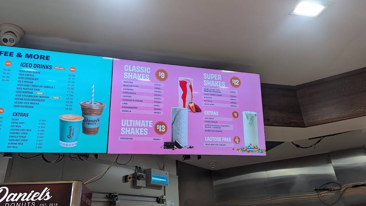 Daniel's Donuts Springvale меню