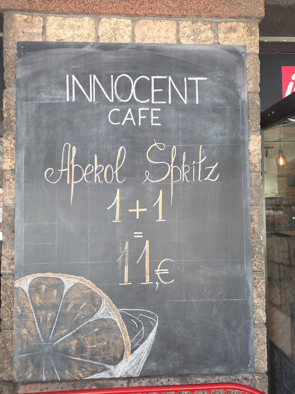 Innocent Cafe меню