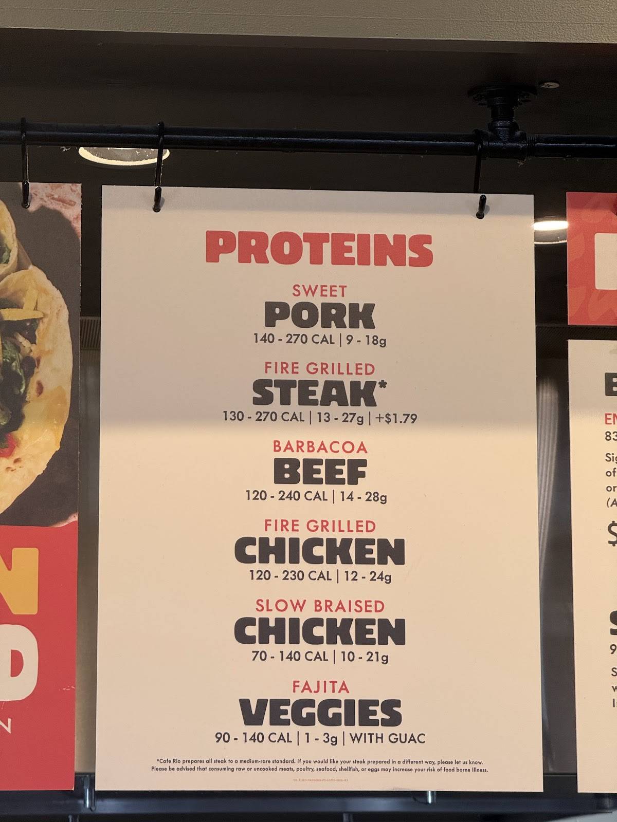 Cafe Rio Fresh Modern Mexican меню