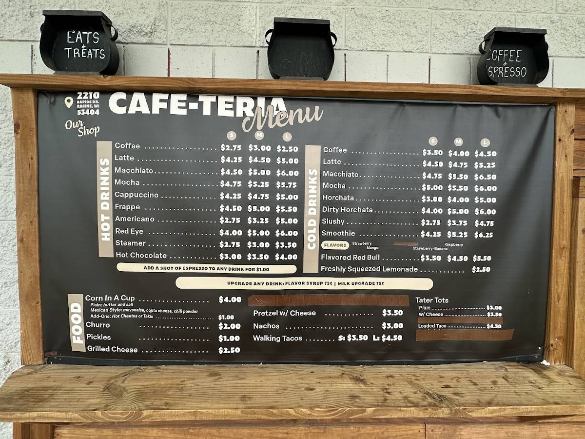 Café-Teria меню