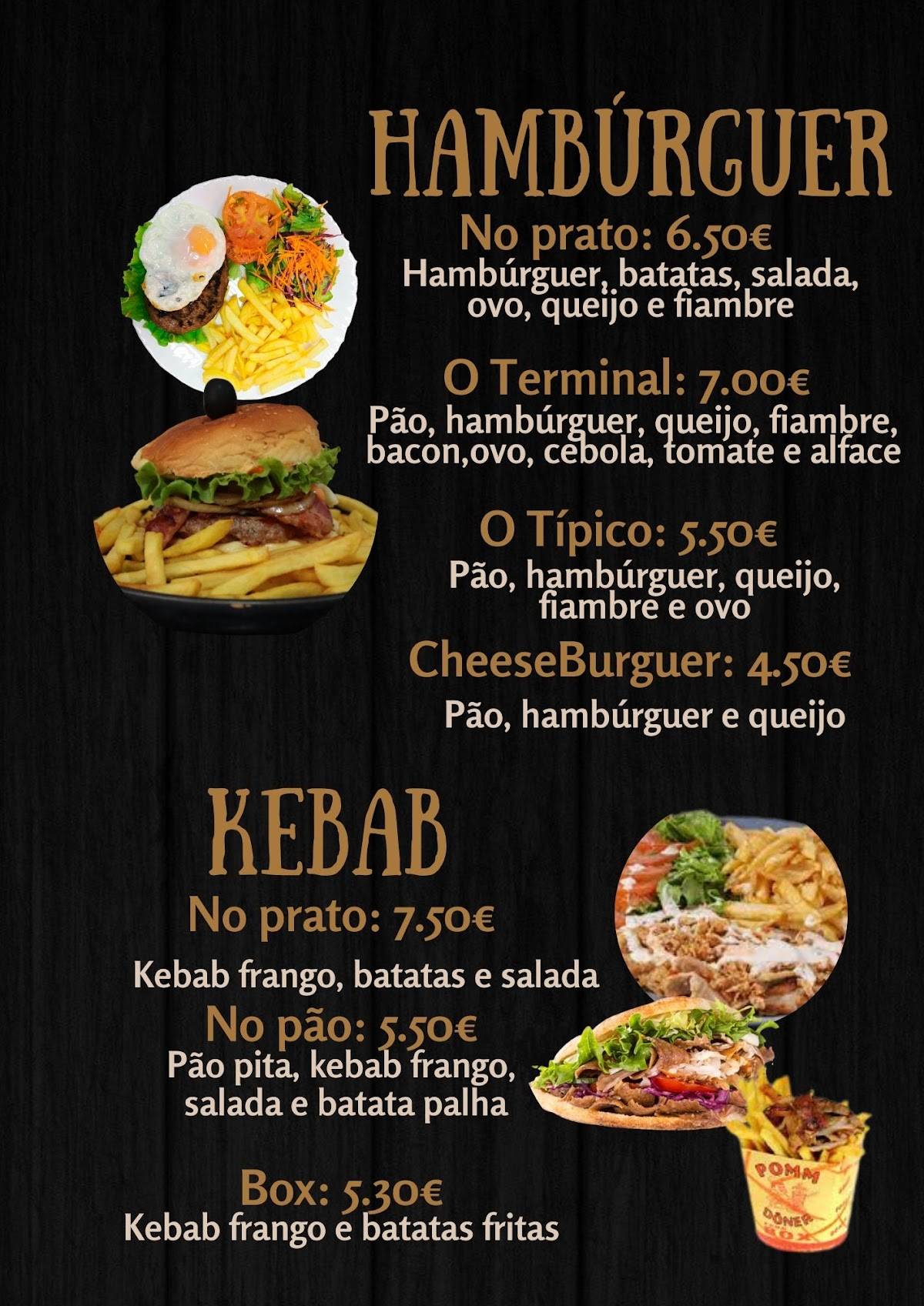 Café Terminal меню