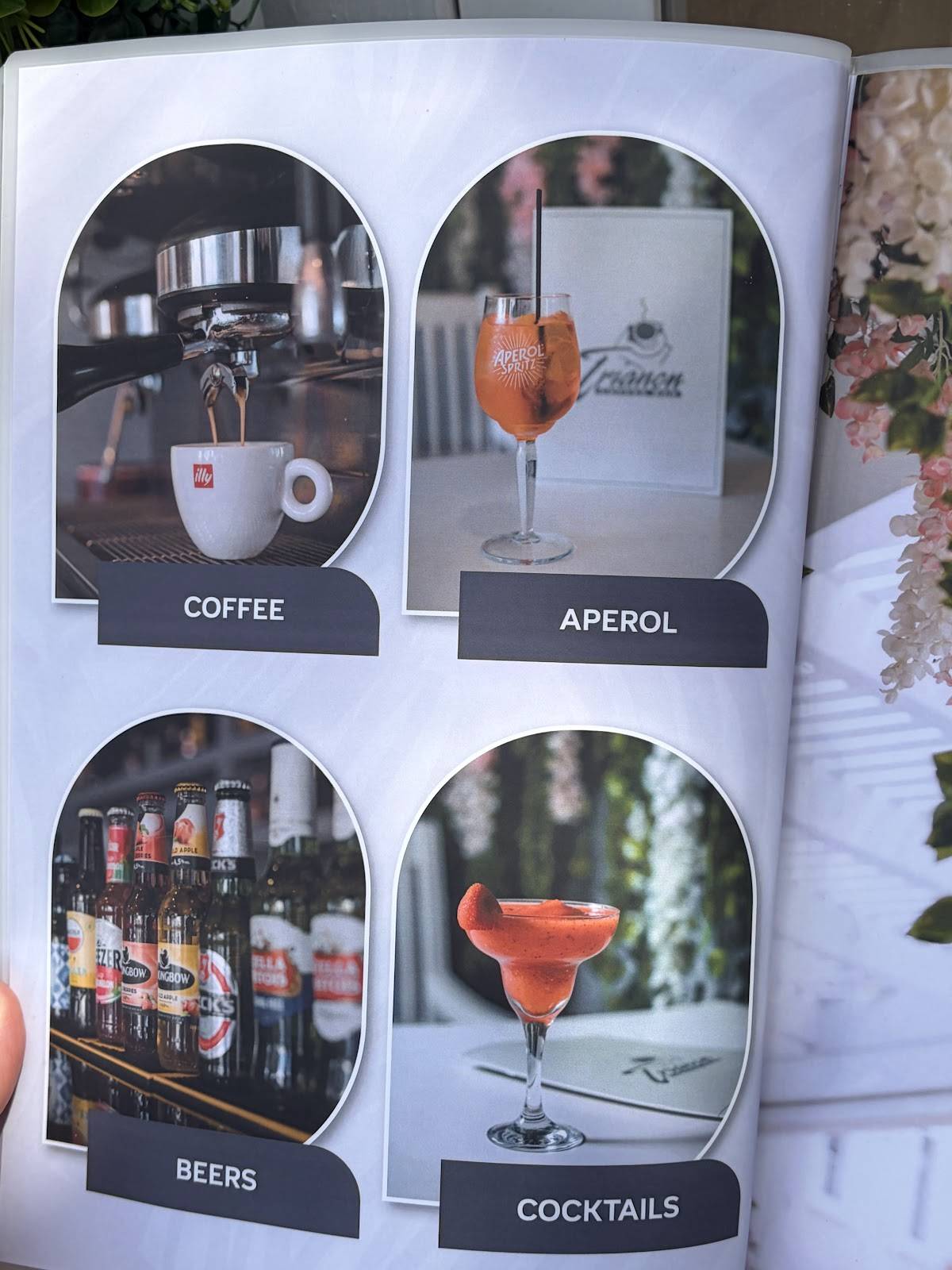 Trianon Cafe меню