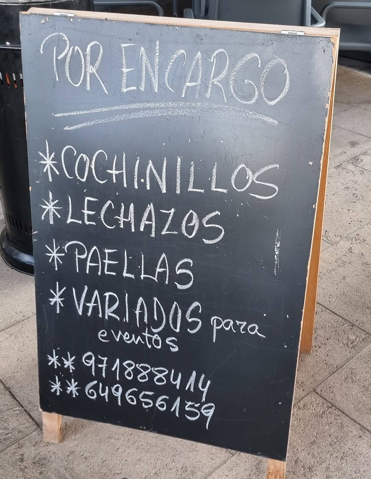 Cafeteria Mercantil Polígon меню