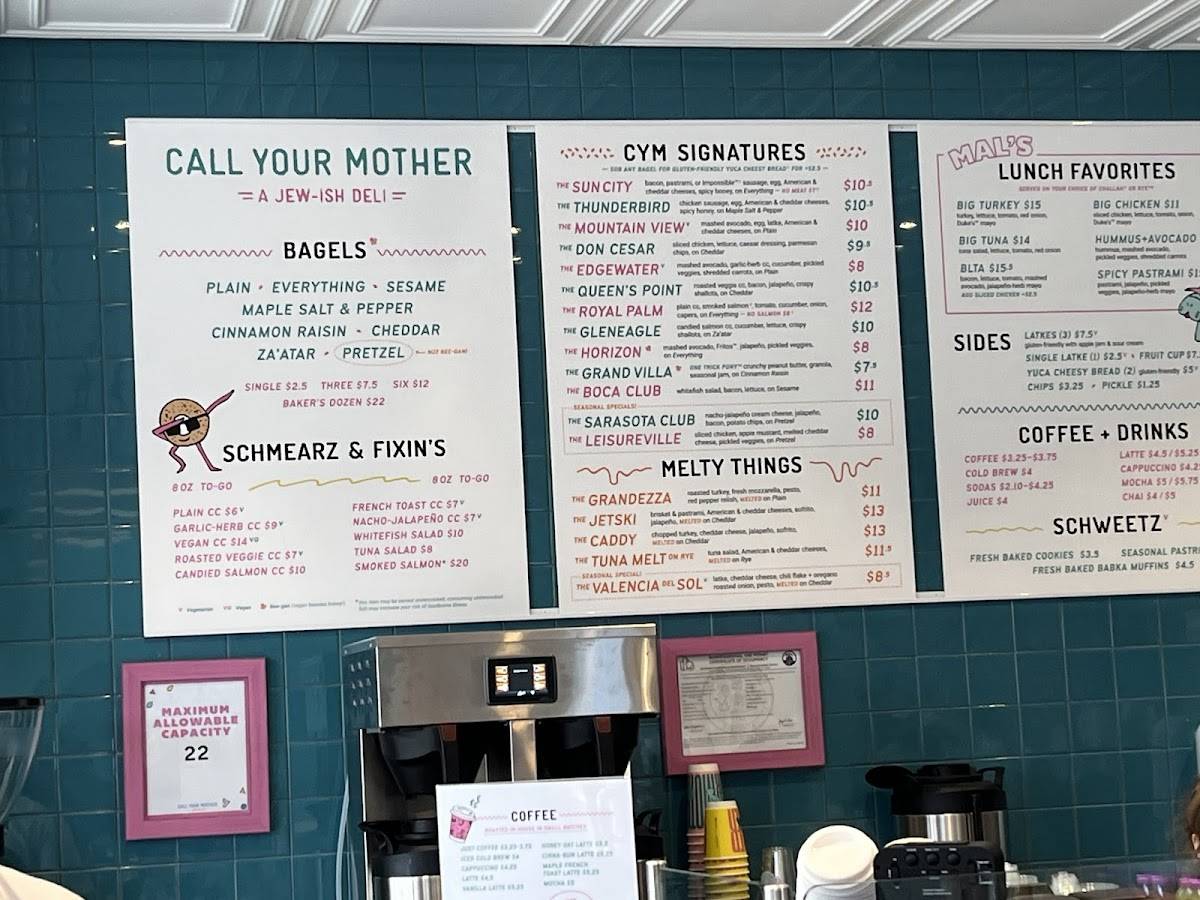 Call Your Mother Deli - Reston меню