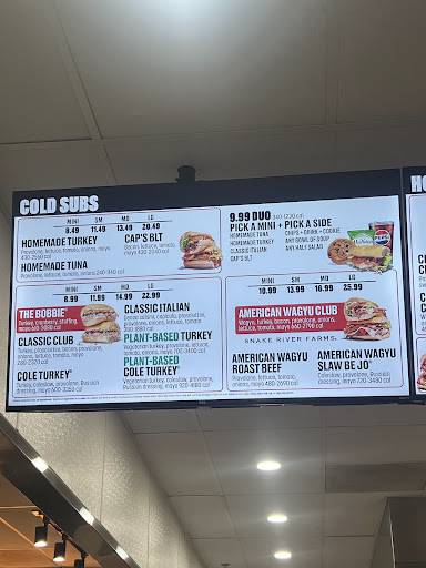 Capriotti's Sandwich Shop меню
