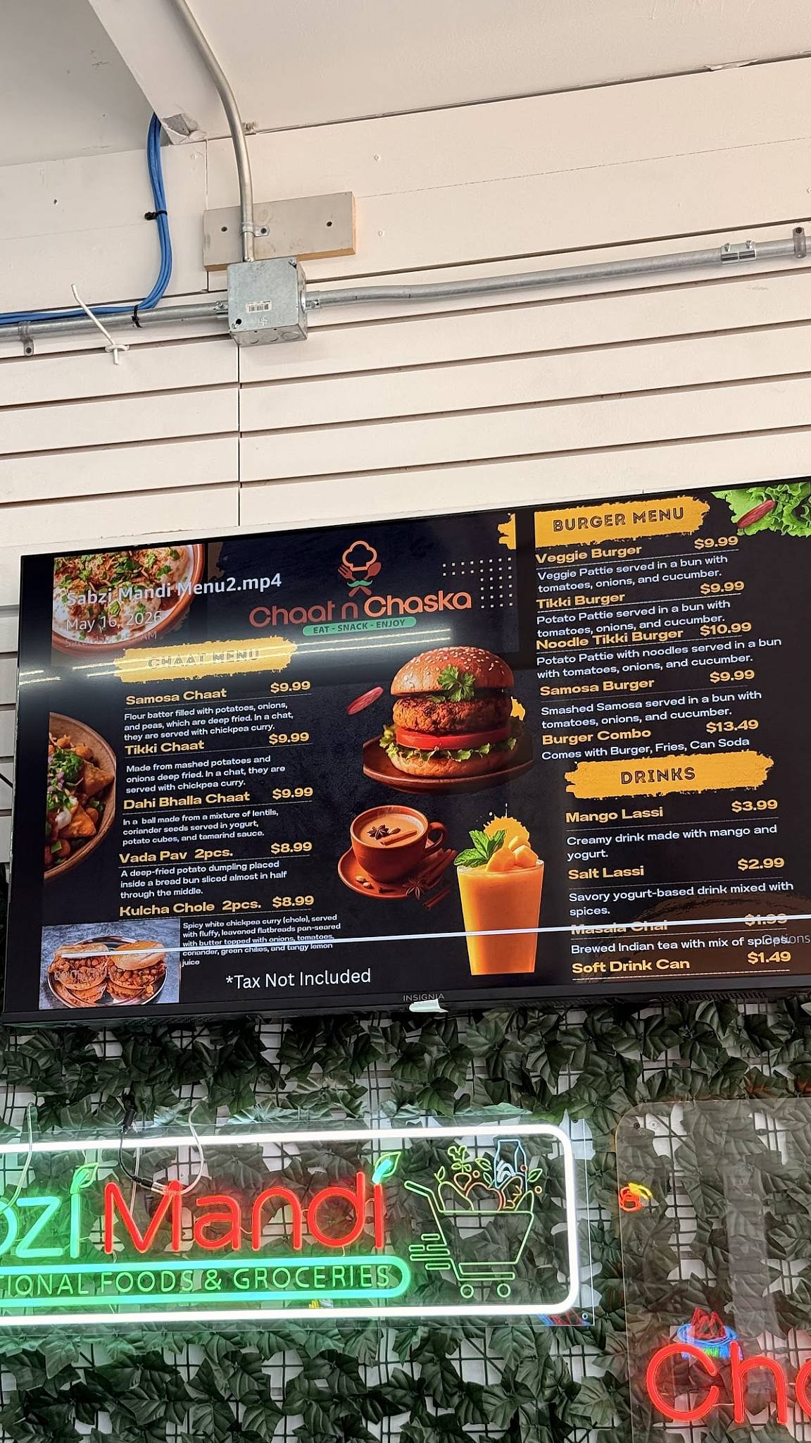 Chaat N Chaska меню