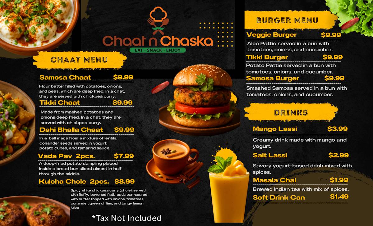 Chaat N Chaska меню