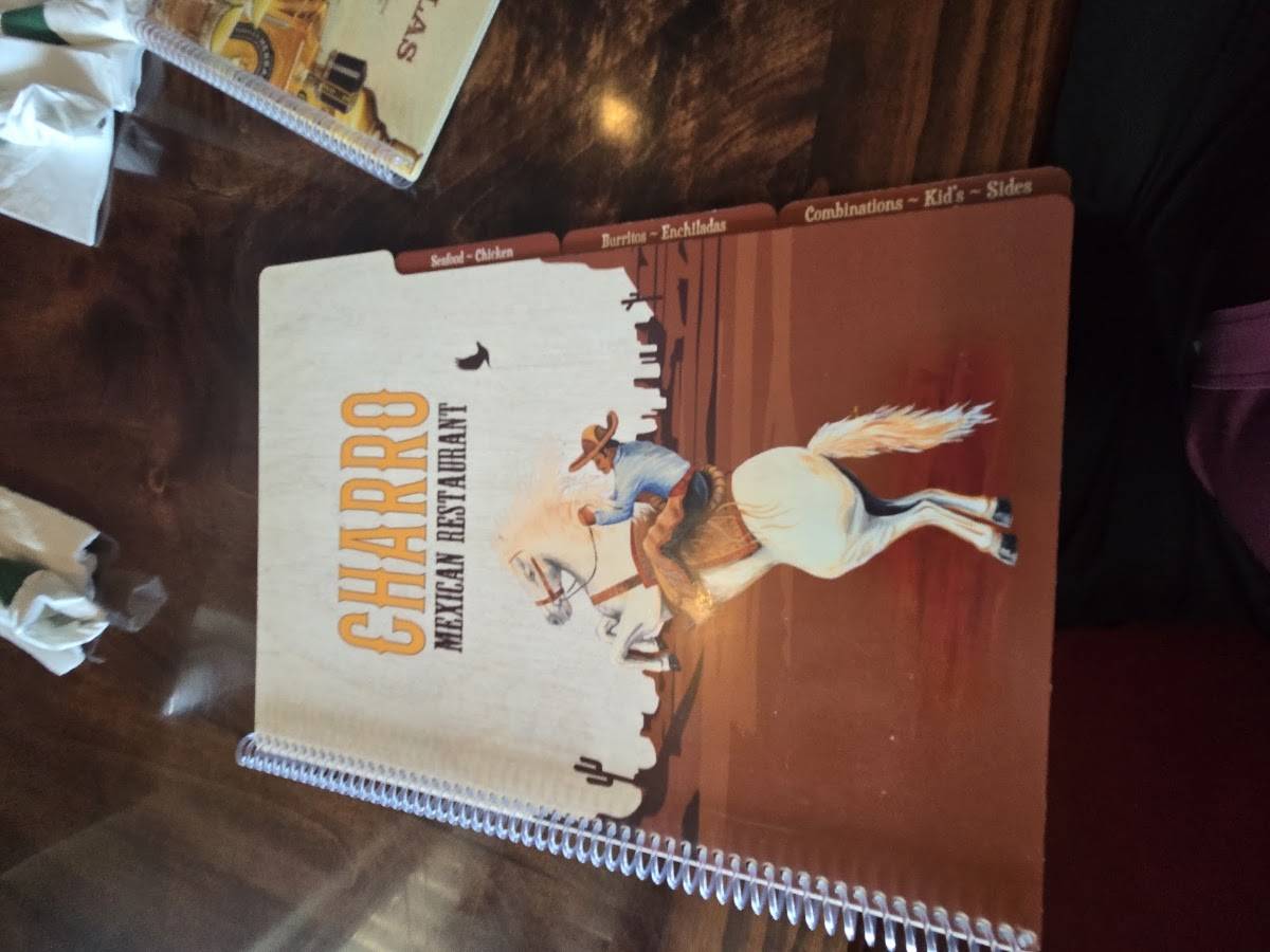 Charro Mexican Restaurant меню
