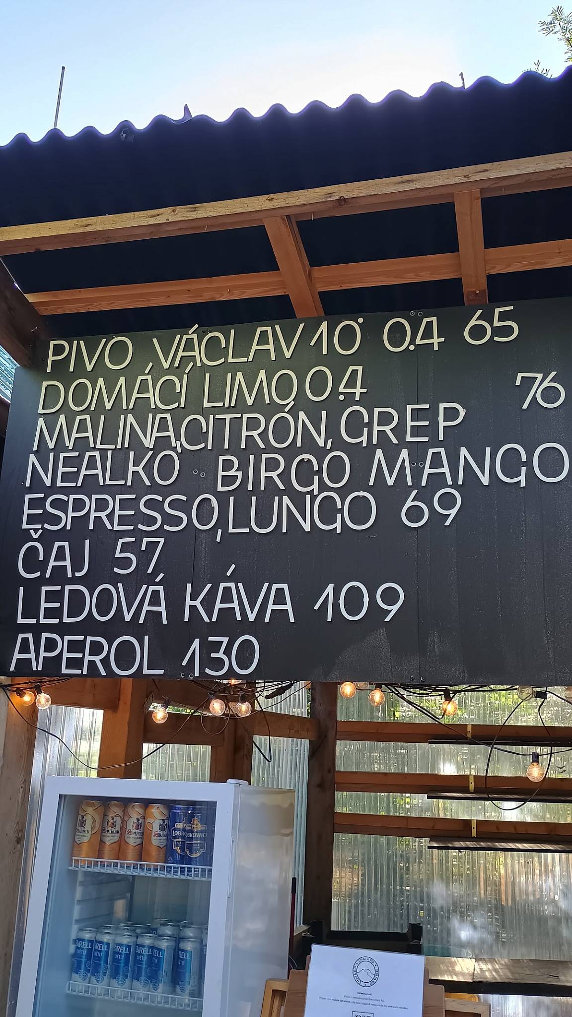Chata Říp меню