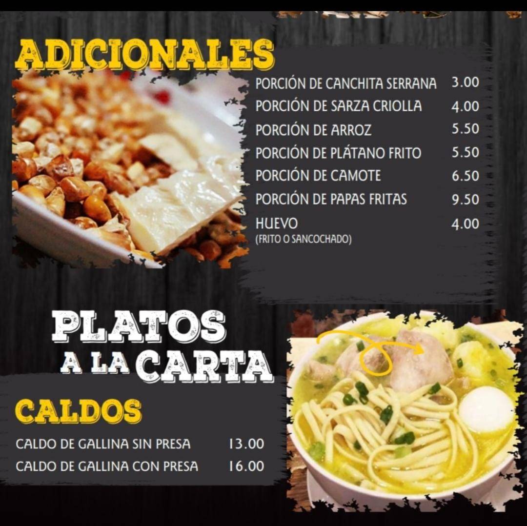 Chicharrones El Manzano меню