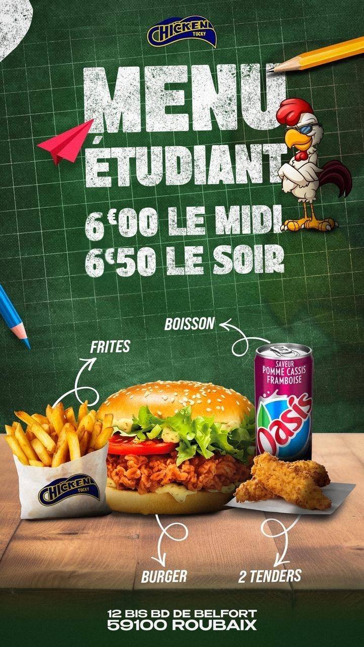Chickentucky - Roubaix меню