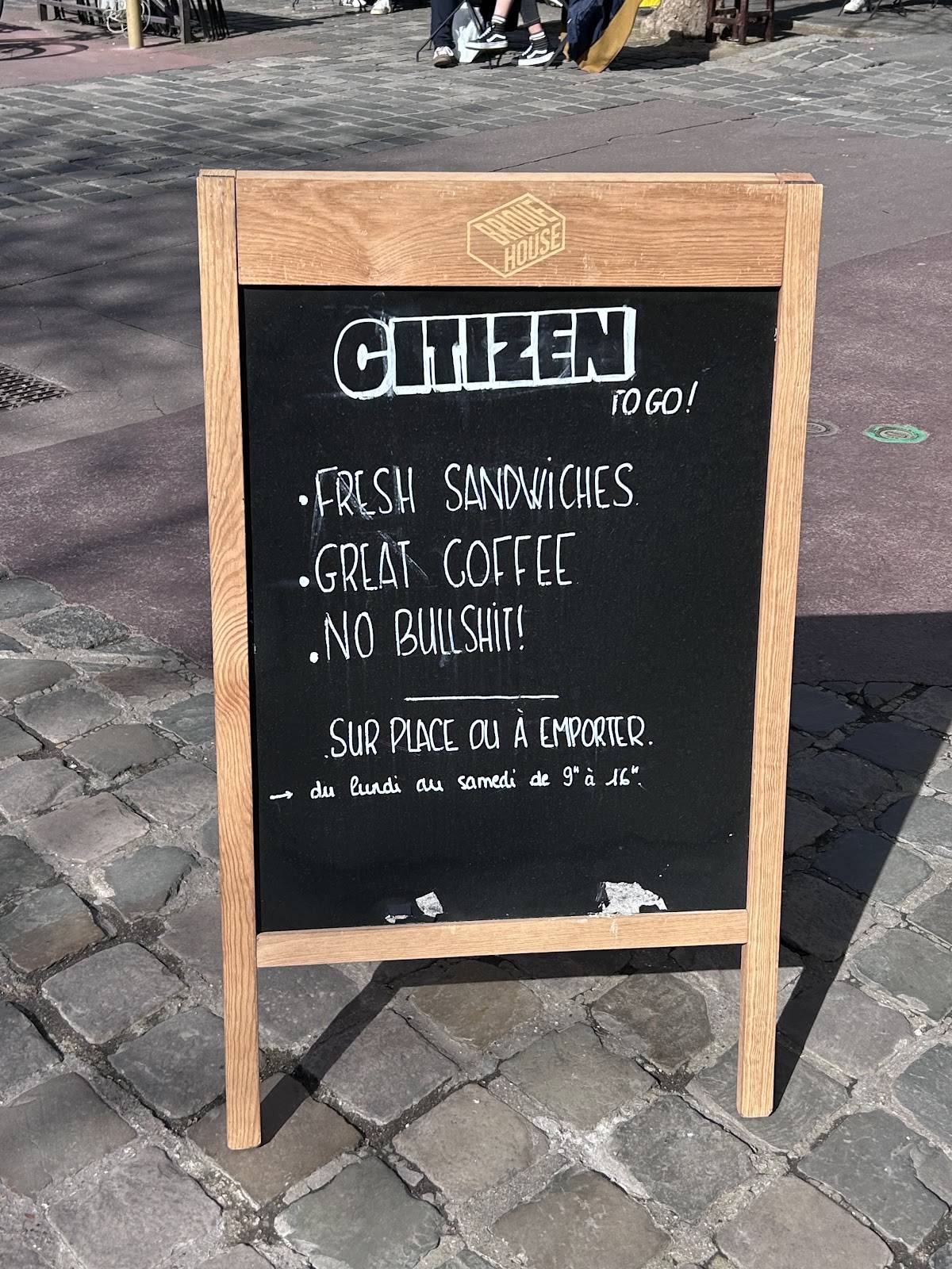 Citizen Coffee меню