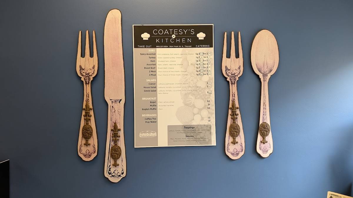 Coatesy's Kitchen меню