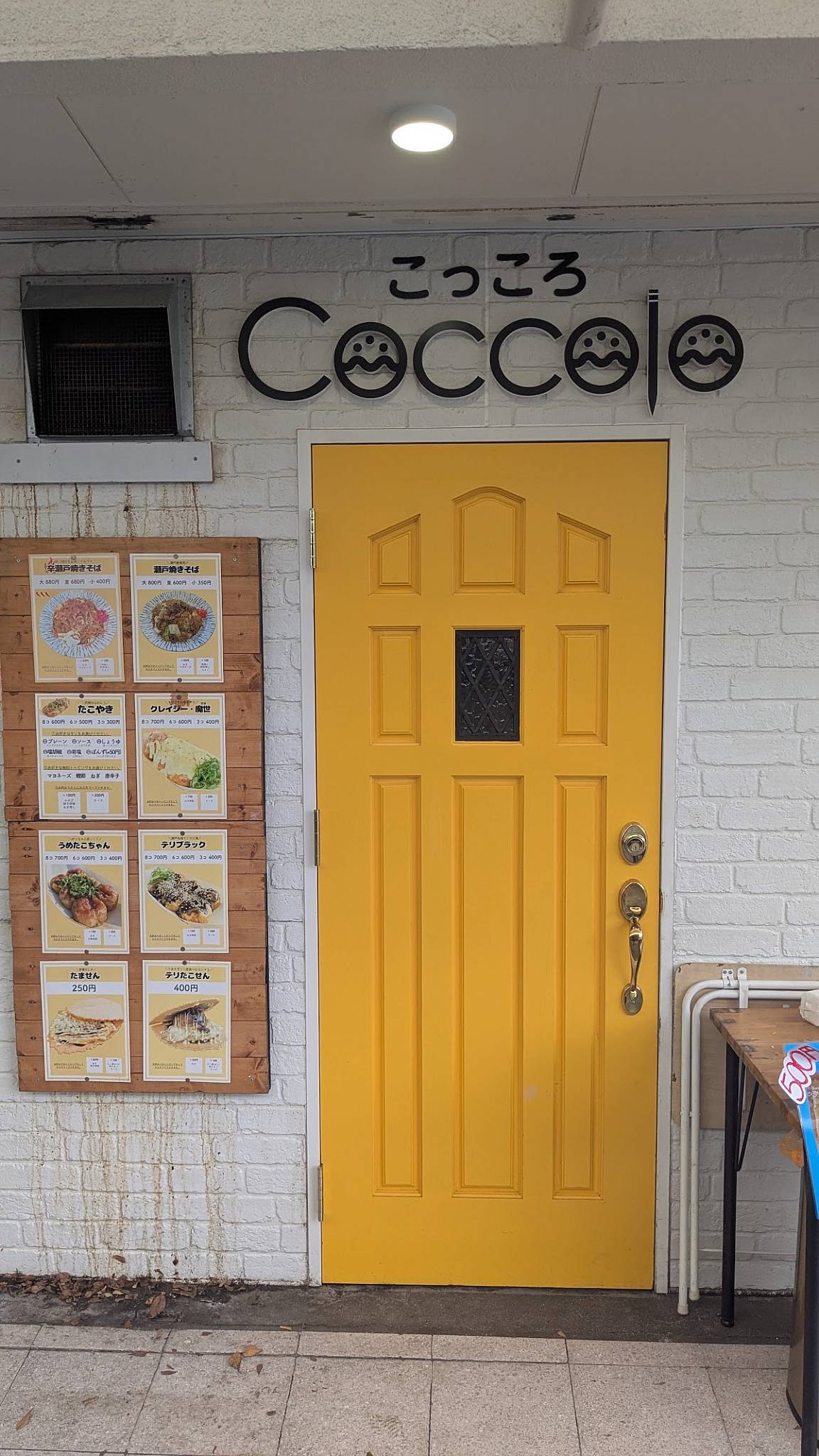 Coccolo меню