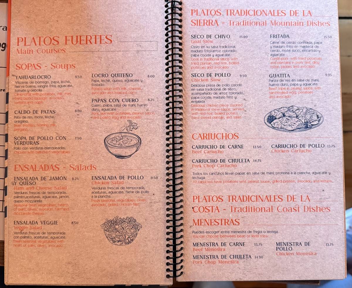 Cocholate Restaurante меню