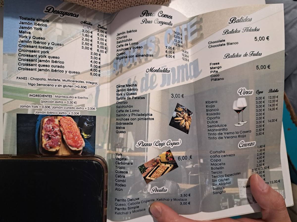 Coffee Inma меню