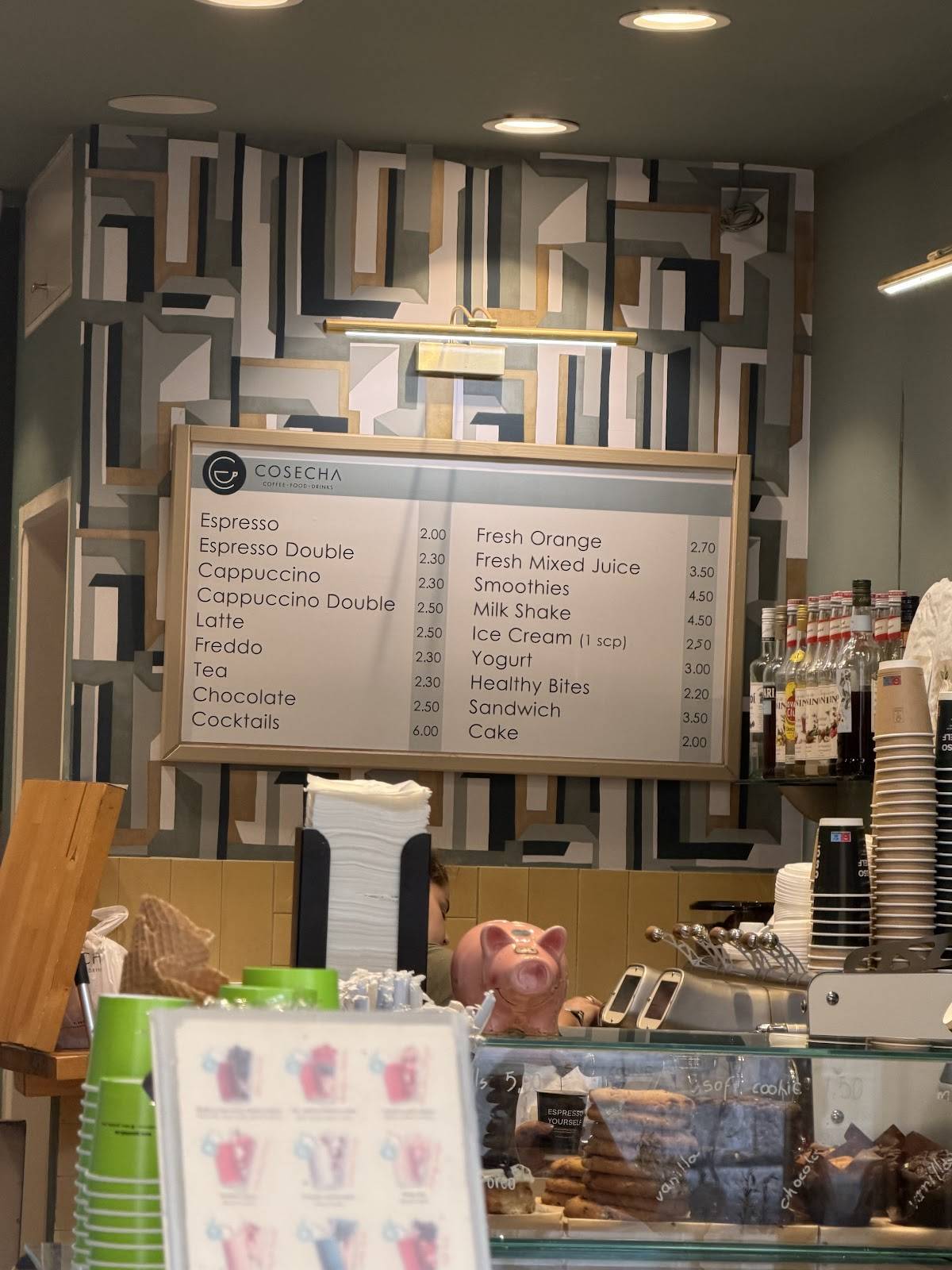 Cosecha Coffee House меню