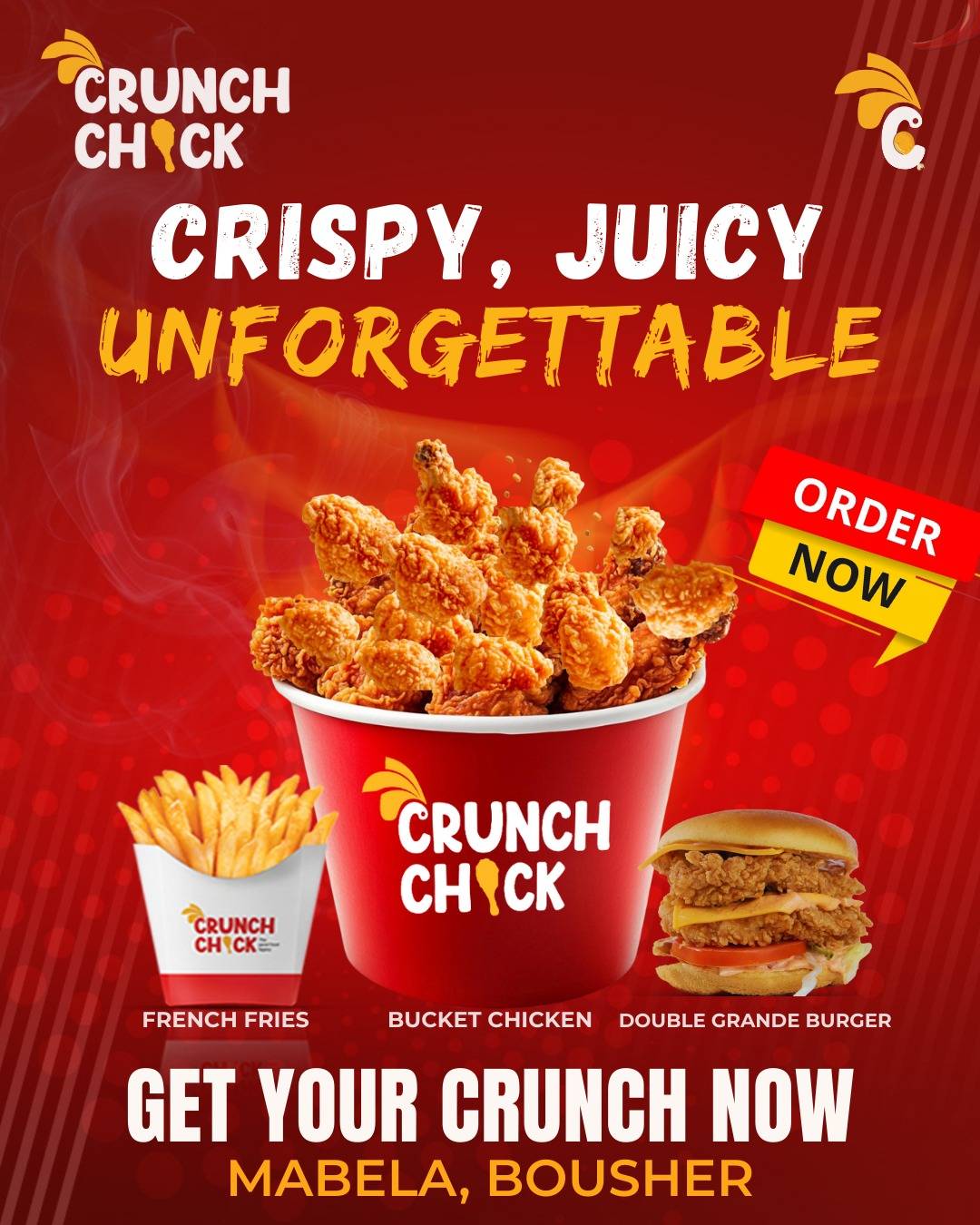 CrunchChick меню