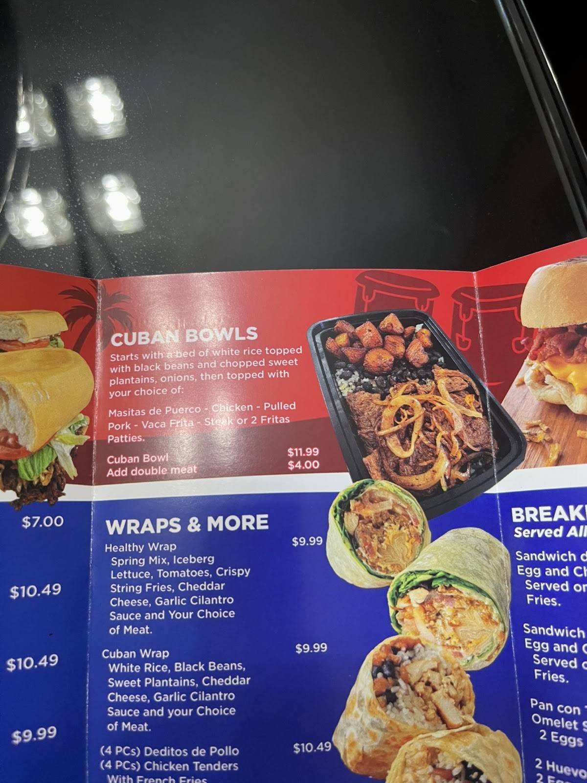 Cuban Guys Restaurants - Kendall меню