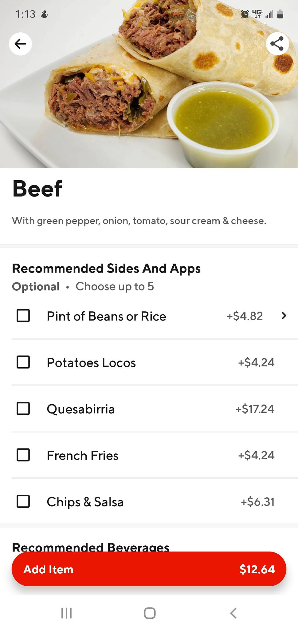 D’Leon’s Taco Rico меню