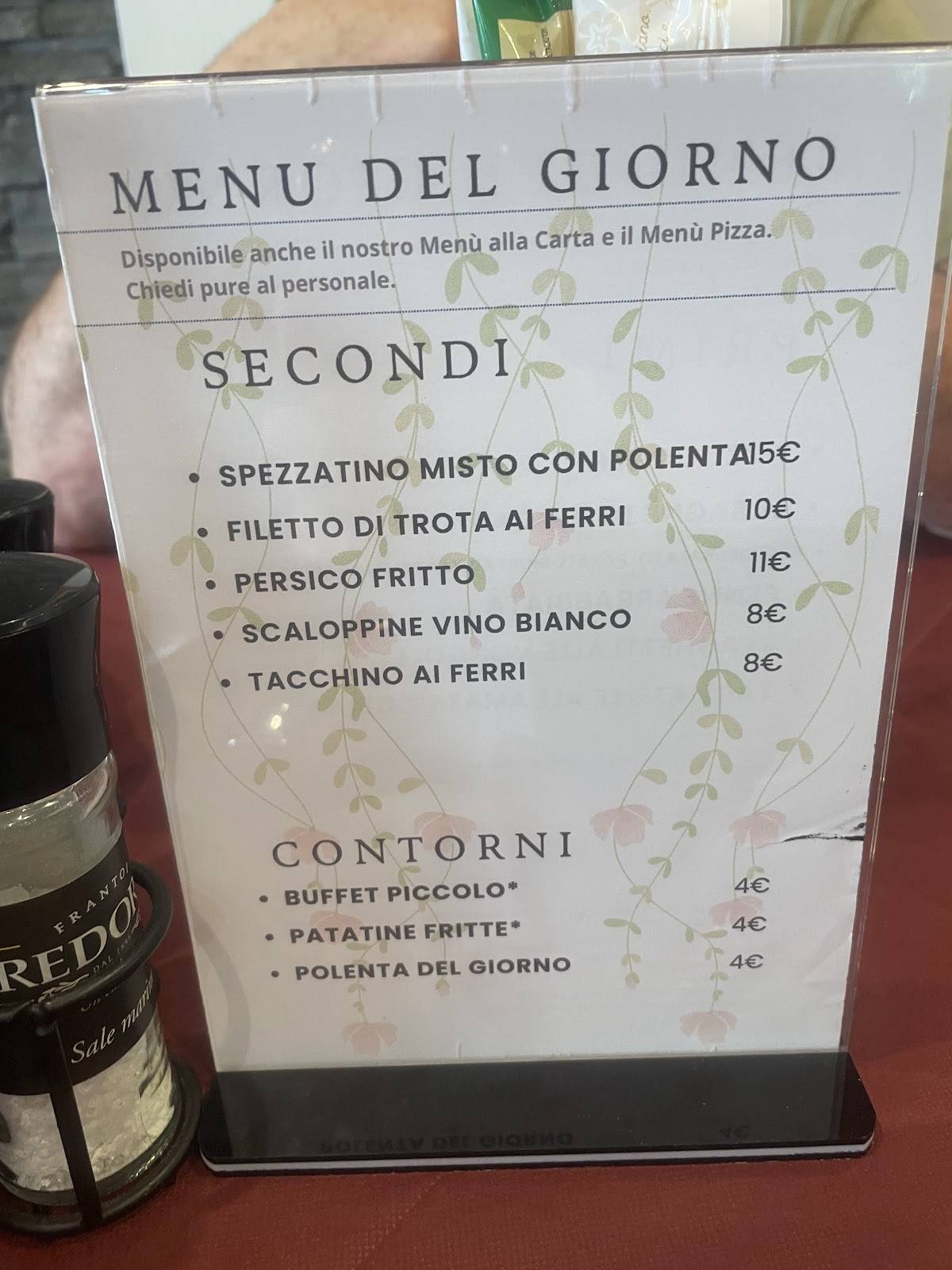 DaRomedio Pizzeria Ristorante меню