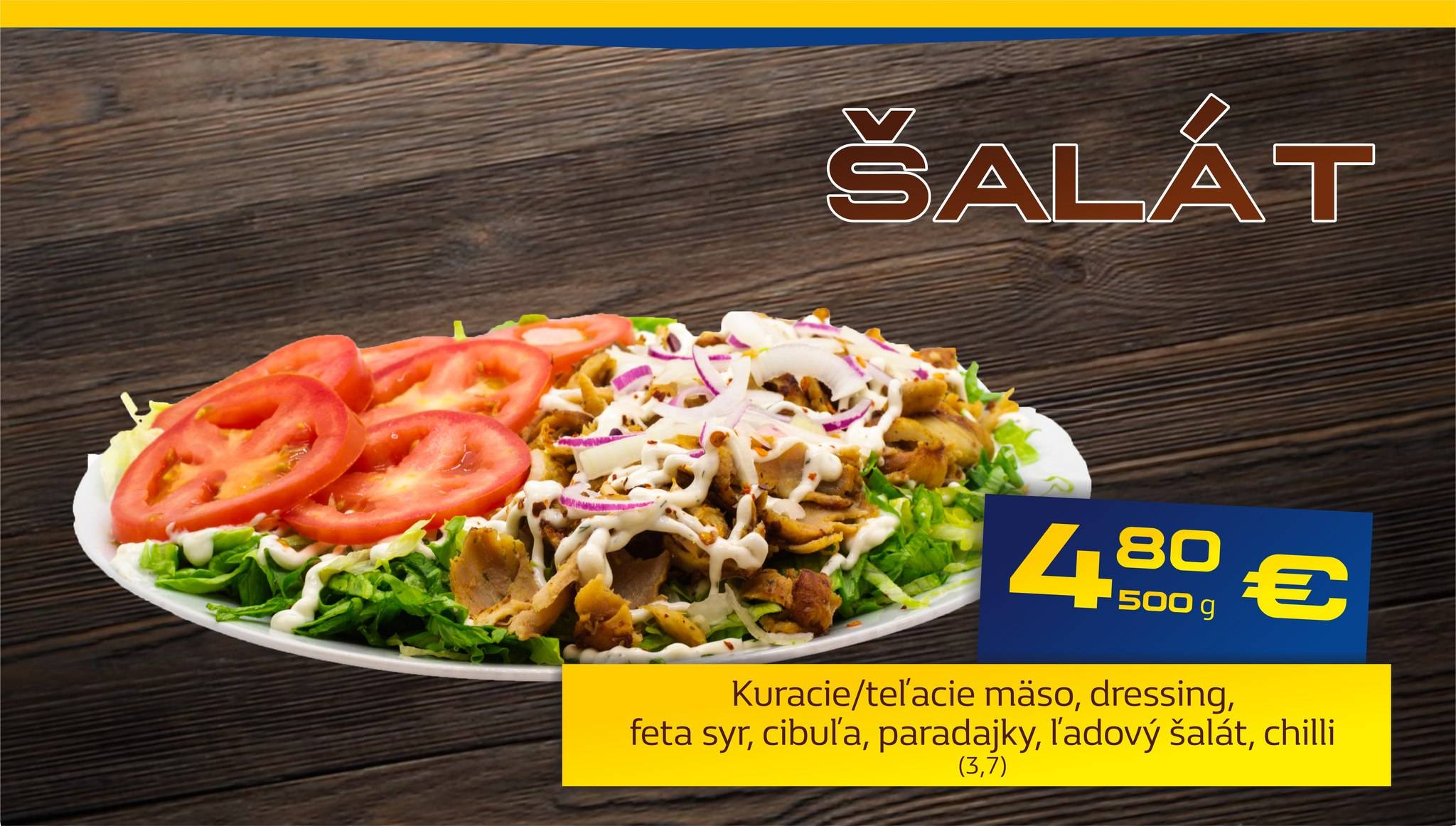 Deaf Kebab Rožňava меню