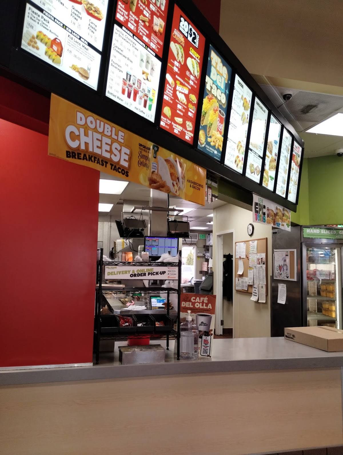 Del Taco меню
