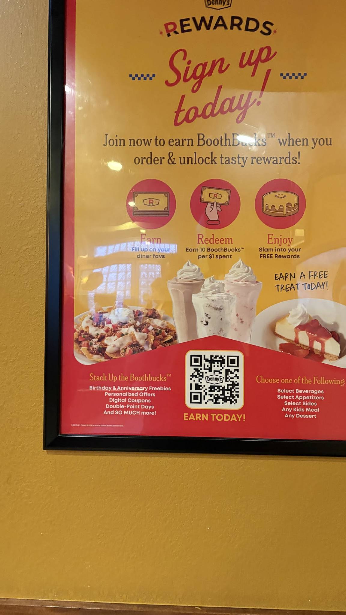 Denny's Restaurant меню