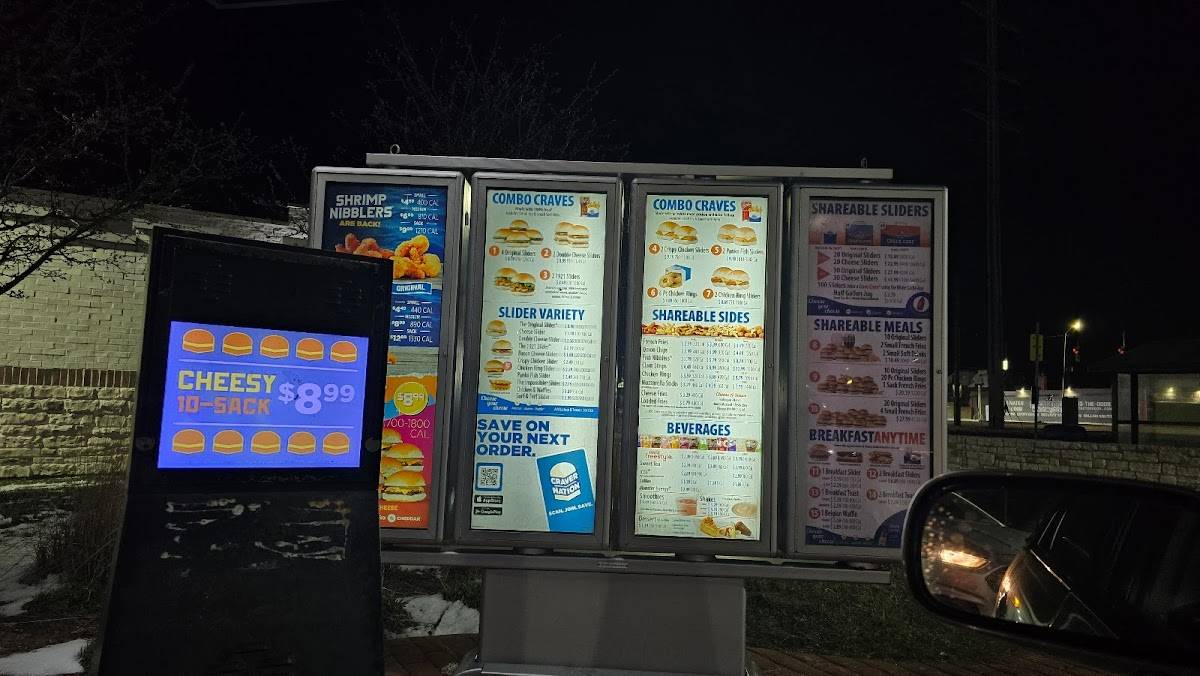 White Castle меню