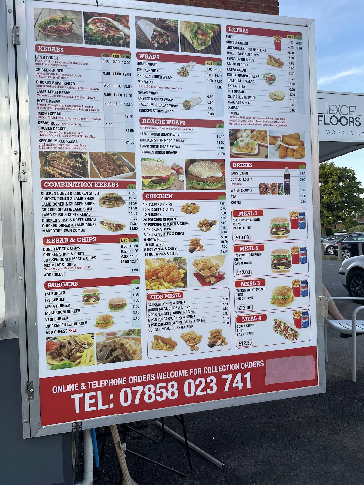 Devizes Kebab Van меню