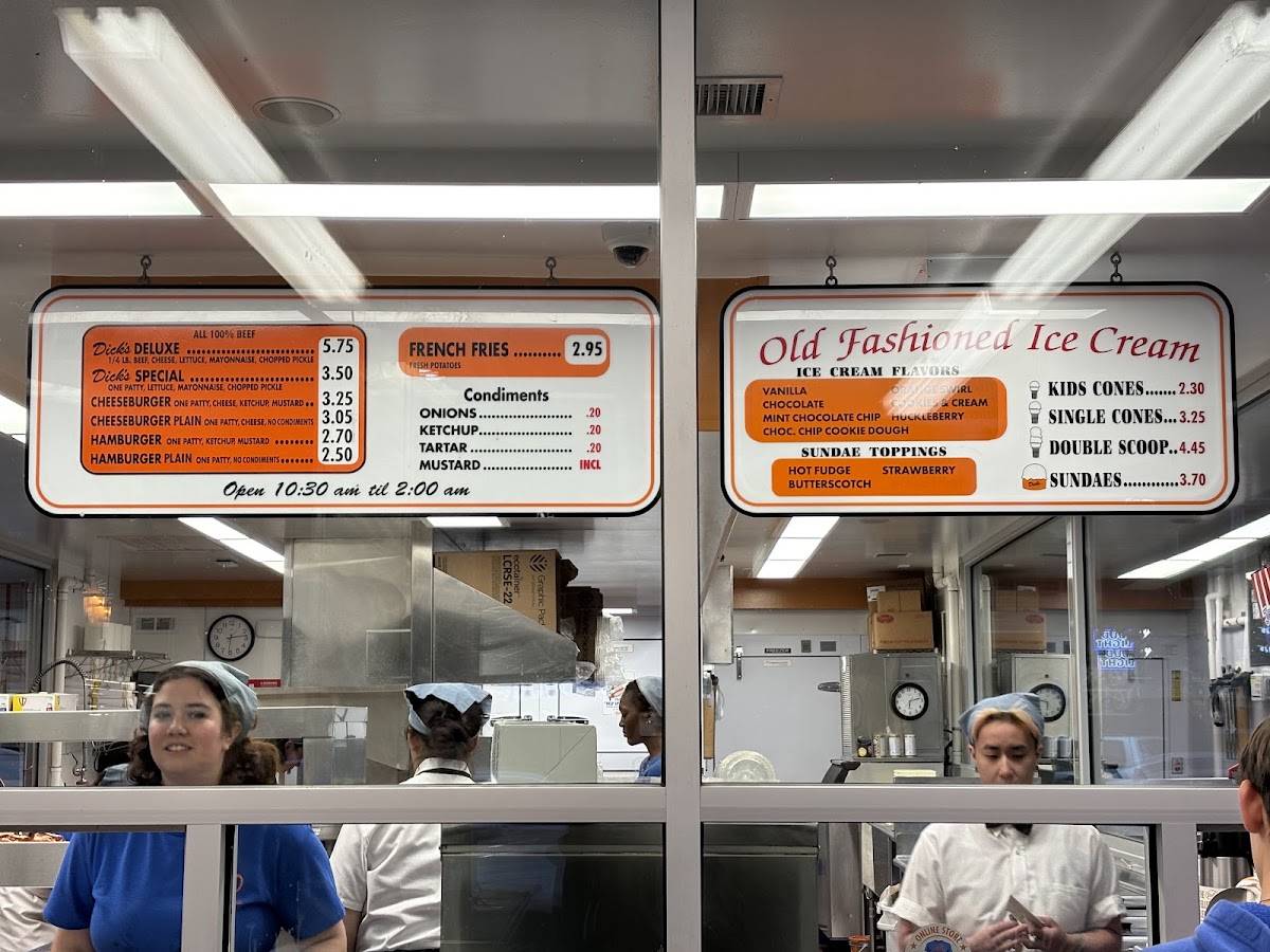 Dick's Drive-In меню