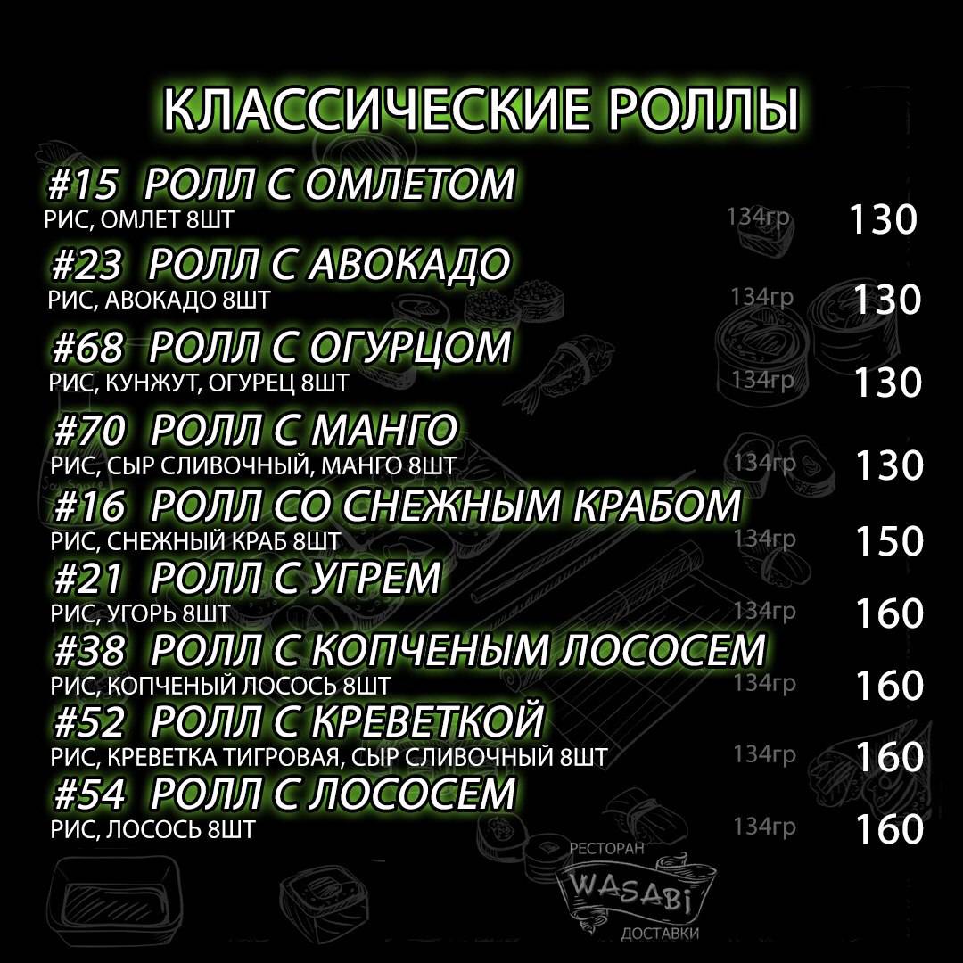 Прр меню