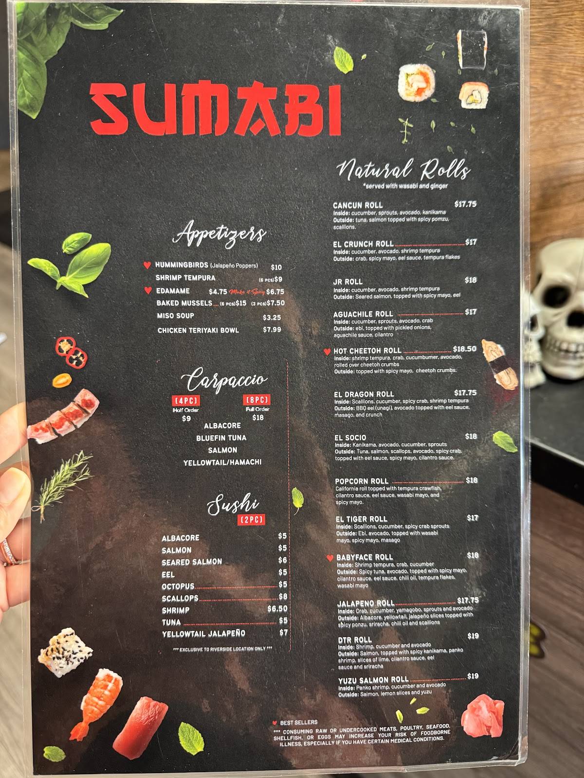 Downtown Sushi меню