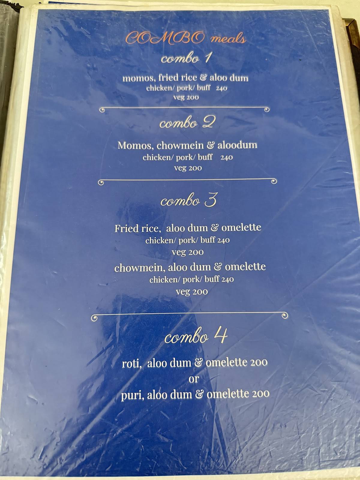Drop In Restaurant меню