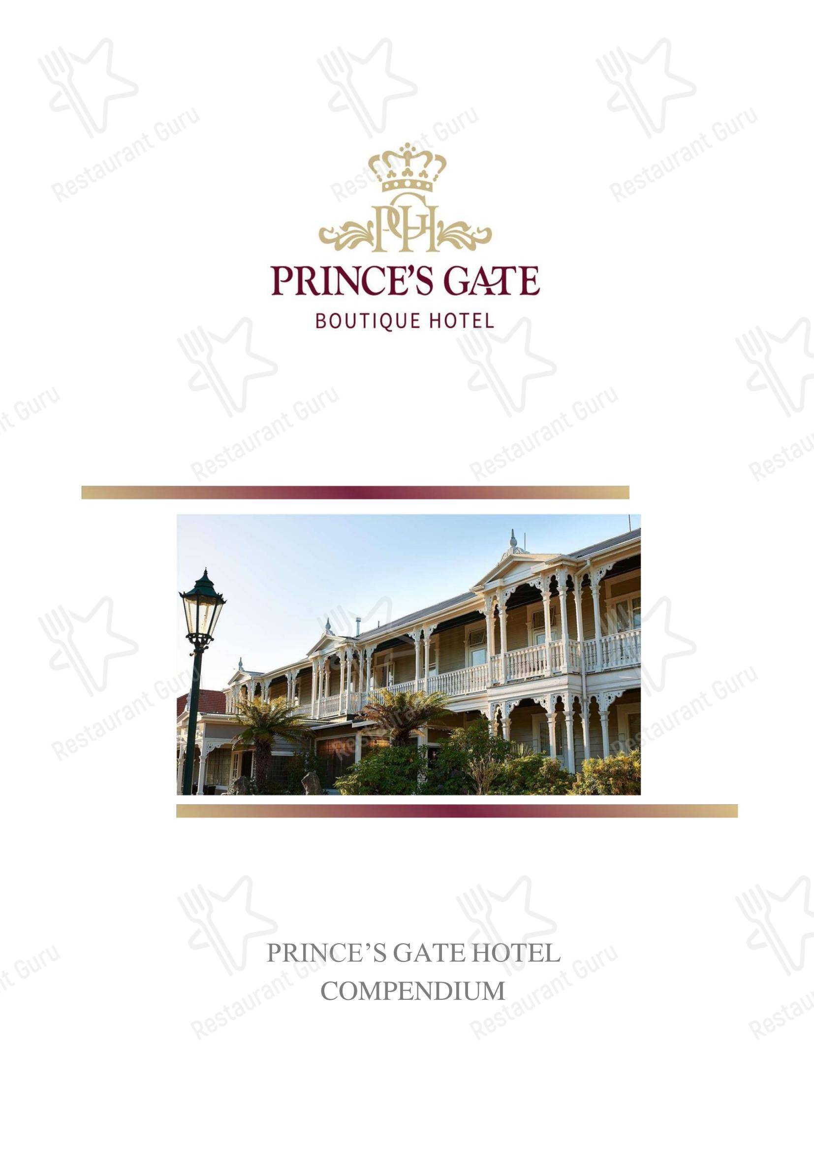 Меню ресторана Duke's Restaurant & Bar - Меню напитков