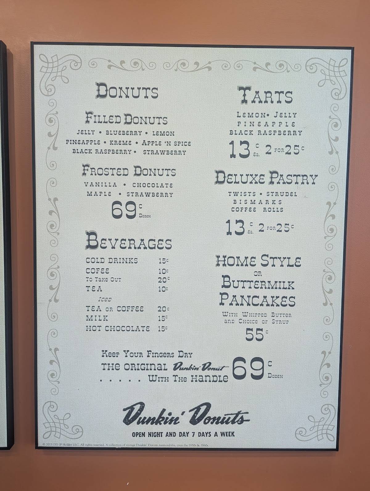 Dunkin' меню